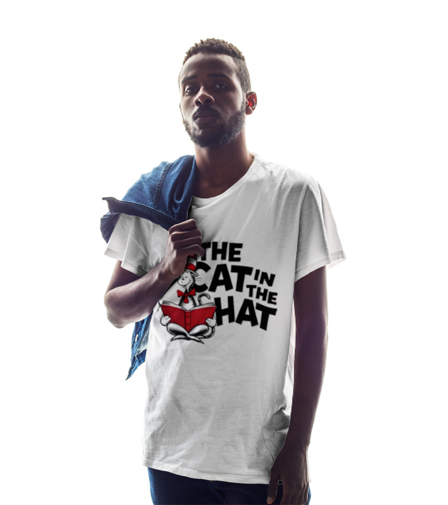 Dr Seuss The Cat In The Hat Reading Book T-Shirt