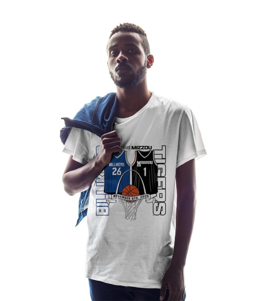 Saint Louis Billikens Vs Missouri Tigers Basketball November 6th 2026 T-Shirt