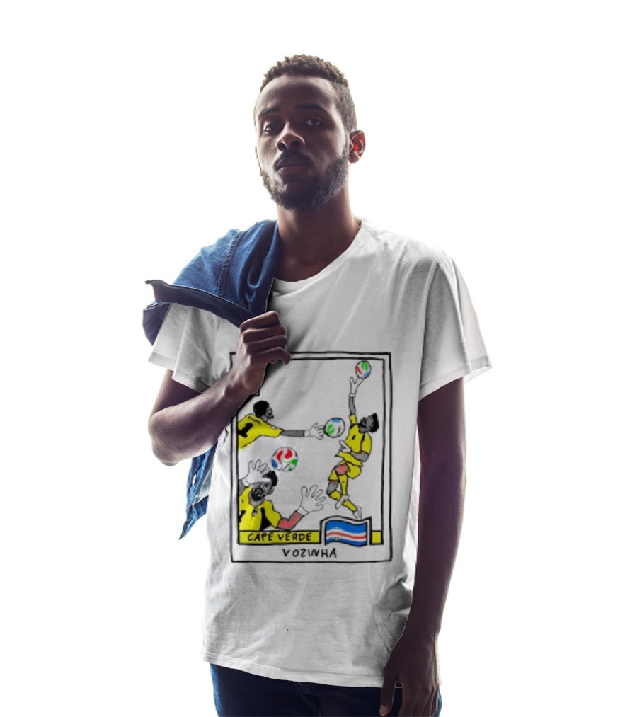 Cape Verde National Football Team Vozinha World Cup Celebration T-Shirt