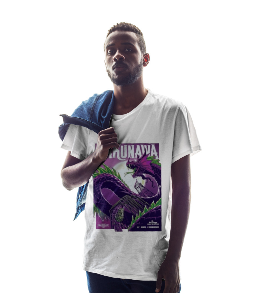 Bakunawa Project Purple Six Flags Great Adventure Roller 32 Stories 100 MPH 6 World Records T-Shirt