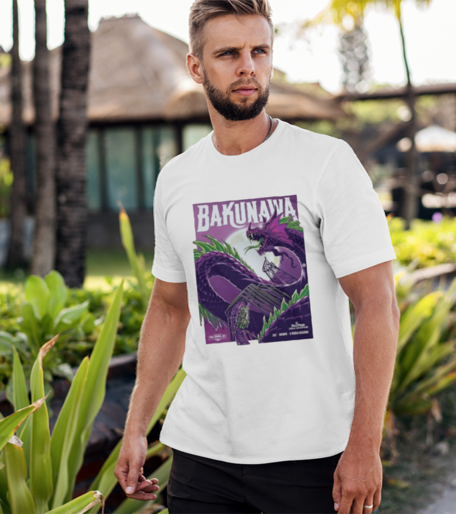 Bakunawa Project Purple Six Flags Great Adventure Roller 32 Stories 100 MPH 6 World Records T-Shirt