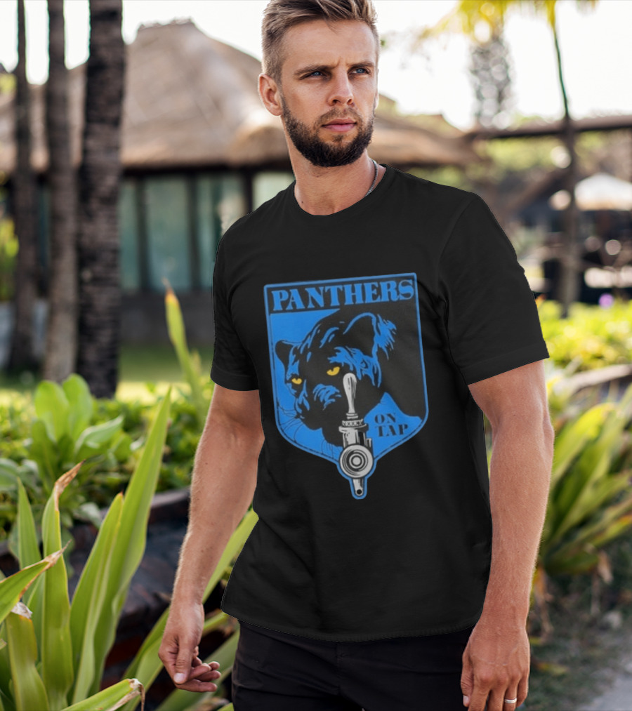 Panthers On Tap Retro Beer Sports T-Shirt