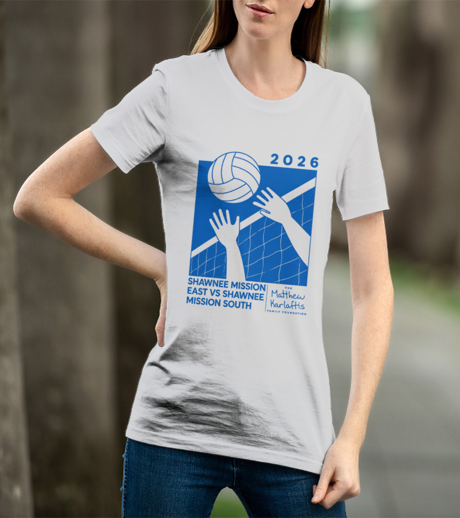 Shawnee Mission East Vs Shawnee Mission South Volleyball 2026 T-Shirt