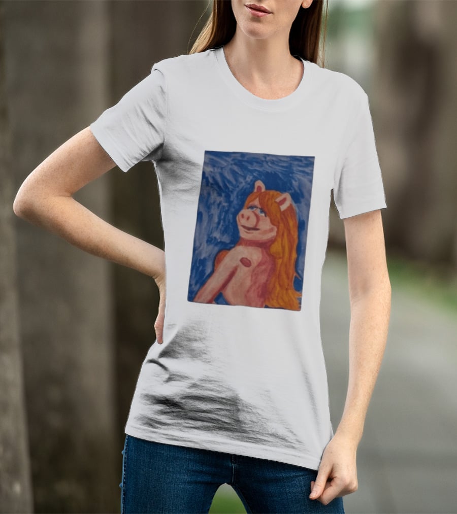 Miss Piggy Carpenter Painting The Muppets Miss Piggy Venus T-Shirt