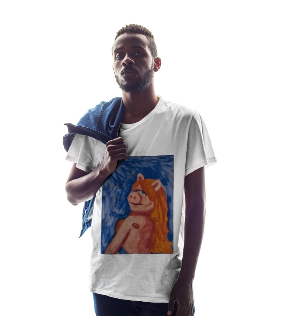 Miss Piggy Carpenter Painting The Muppets Miss Piggy Venus T-Shirt