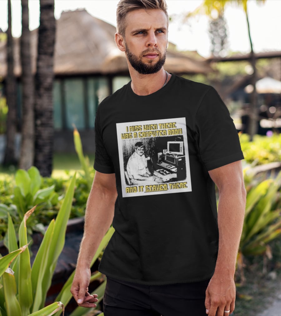 Retro Nostalgia I Miss When There Was A Computer Room And It Stayed There T-Shirt