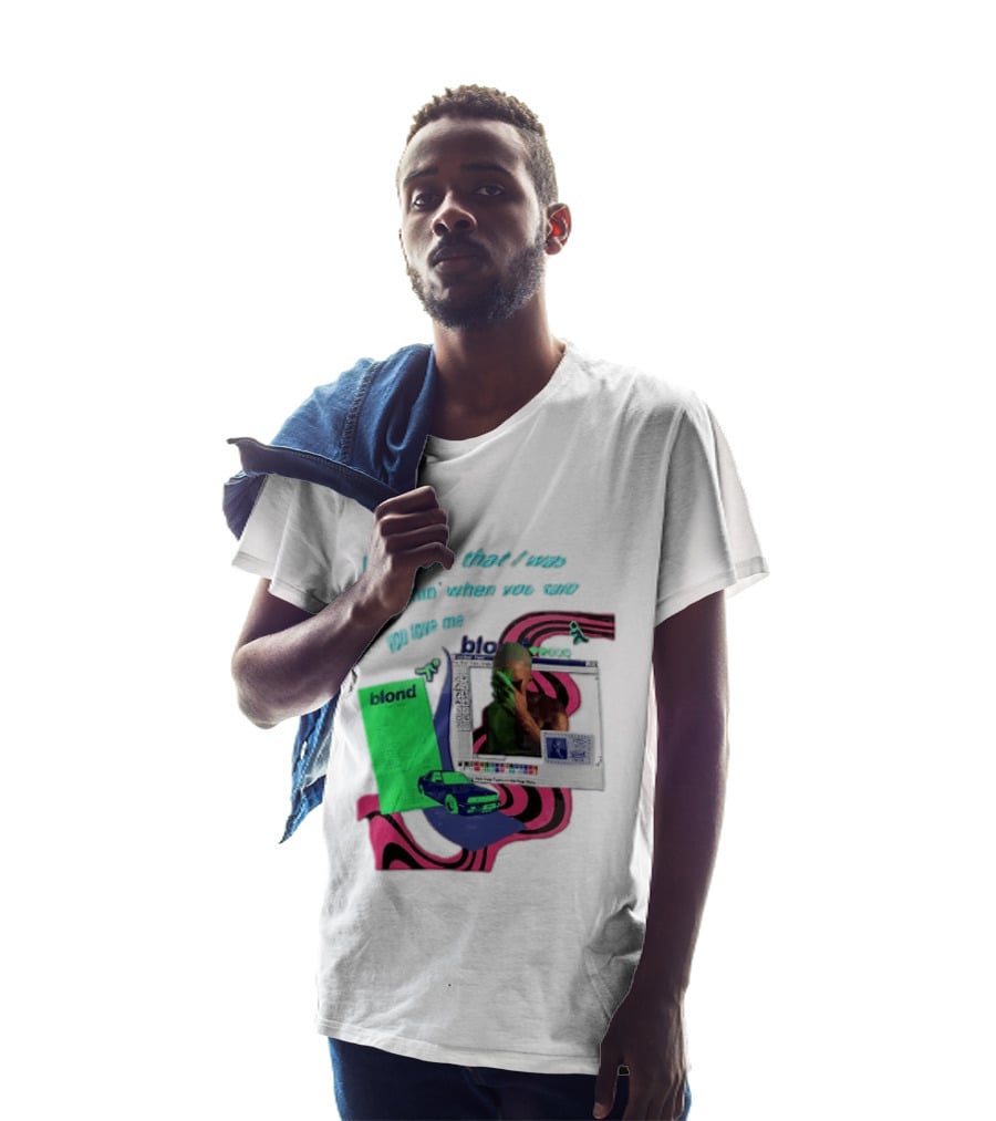 Frank Ocean Blond I Thought That I Was Dreamin Graphic With Green Flyer And Car T-Shirt