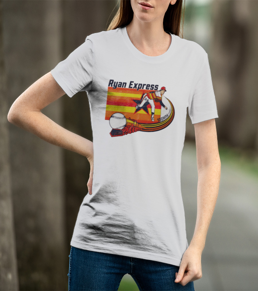 Ryan Express Pitcher 100 MPH Train 34 Star T-Shirt
