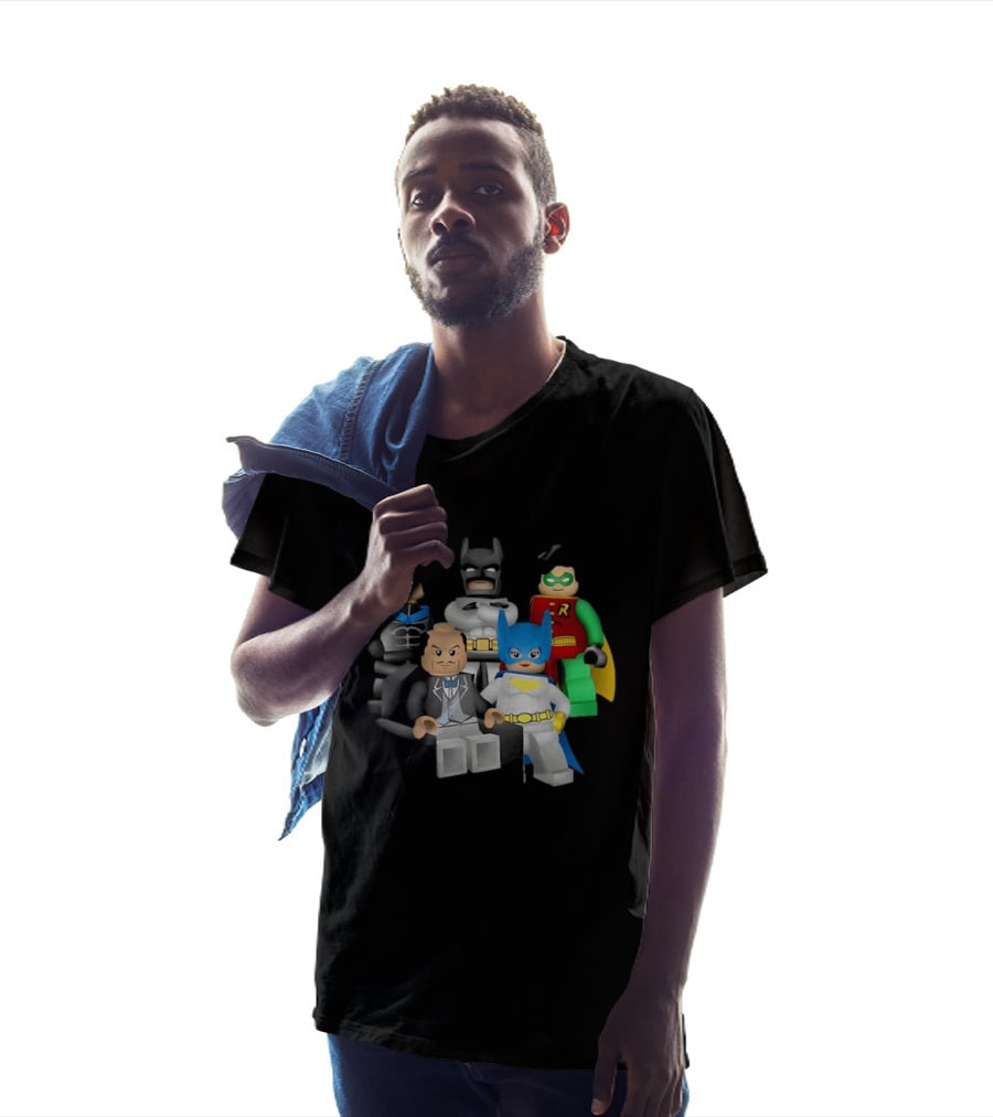 Lego Batman The Videogame Group Batman Robin Alfred LEGO Characters T-Shirt