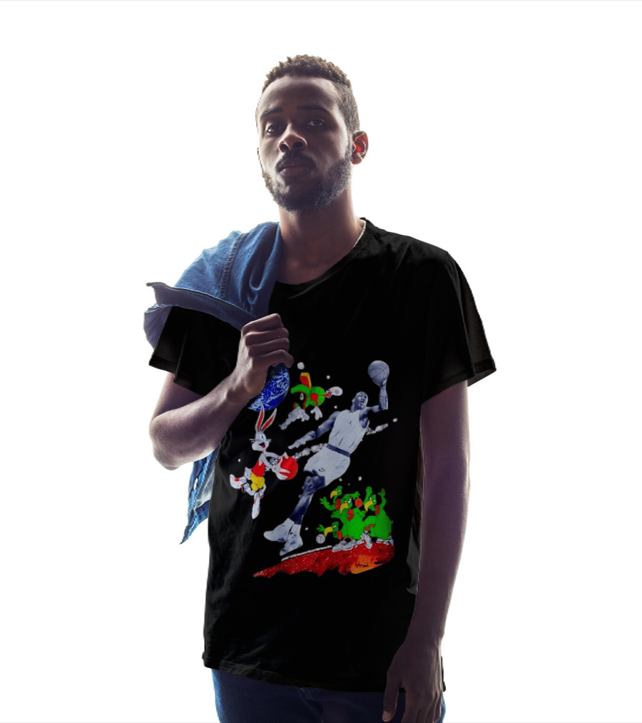 Nike Michael Jordan Looney Tunes Space Jam Basketball Nike T-Shirt