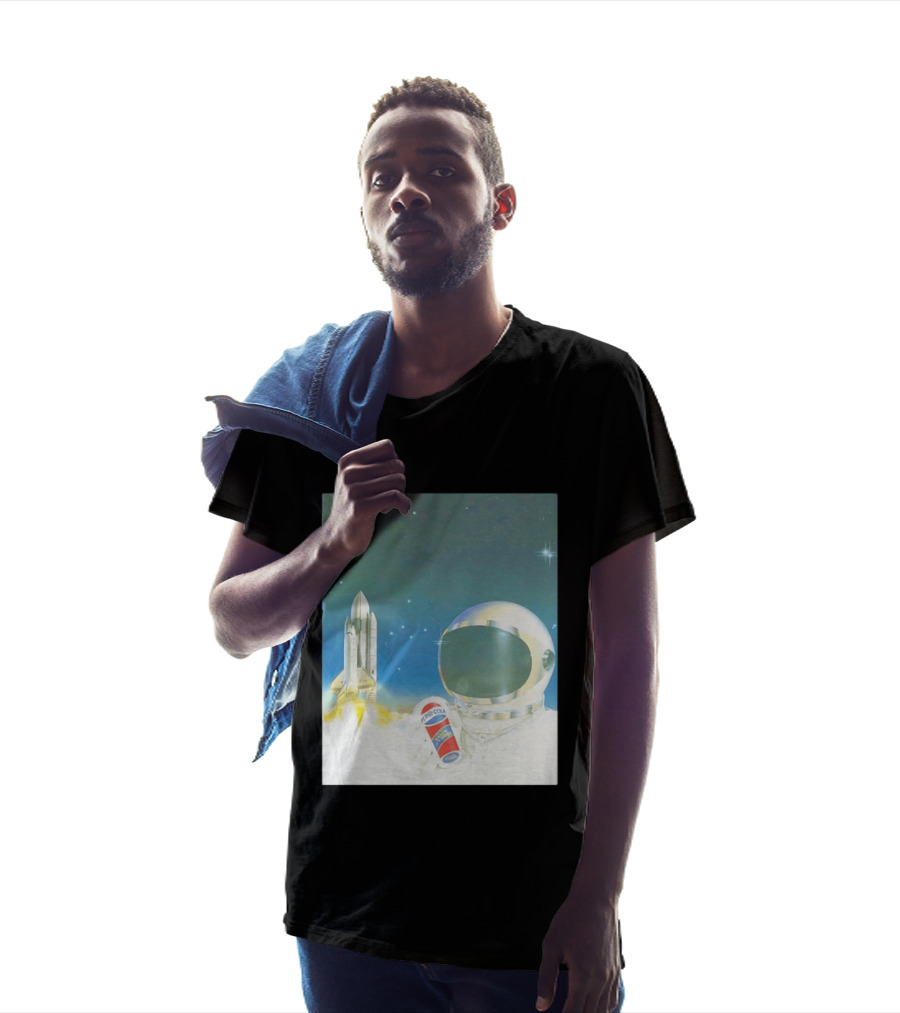 Pepsi Cola Astronaut Space Shuttle USA Reach For The Stars T-Shirt