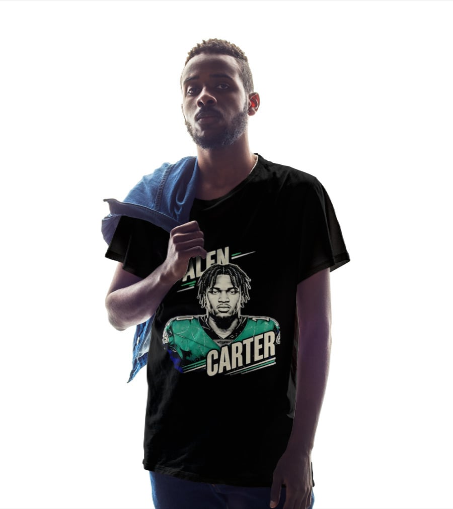 Jalen Carter Philadelphia Eagles Distressed NFL Merchandise T-Shirt