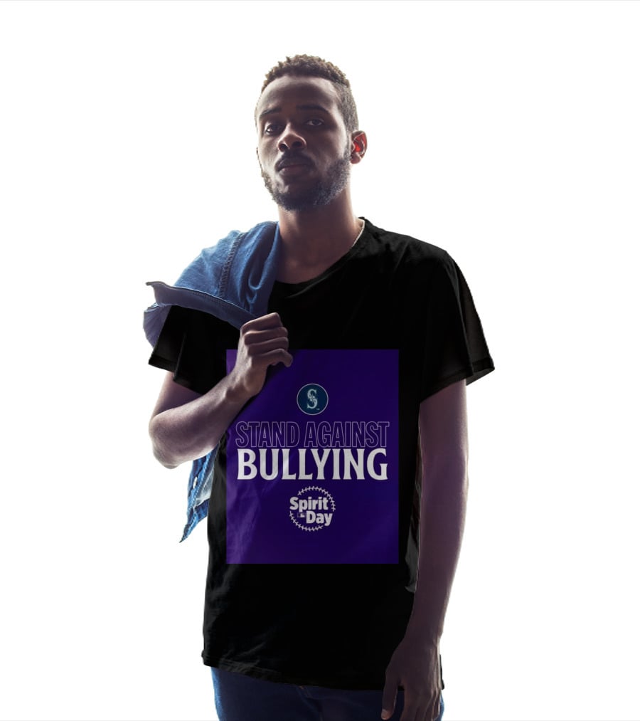 Seattle Mariners Stand Against Bullying Spirit Day T-Shirt