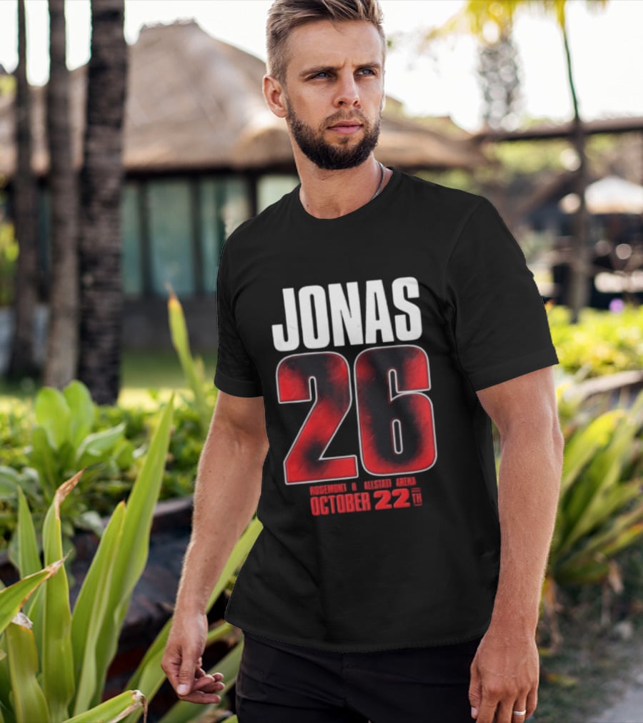 Jonas Brothers October 22 Rosemont Allstate Arena 2026 T-Shirt