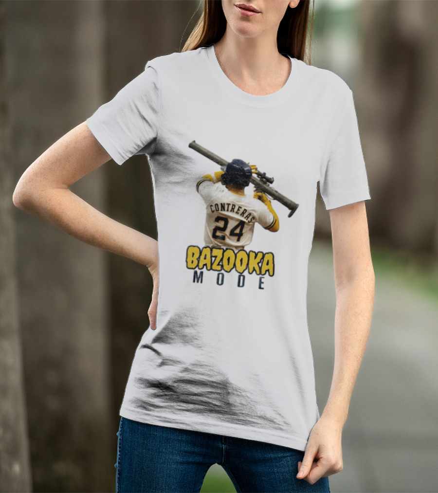 Milwaukee Baseball Bazooka Mode William Contreras 24 T-Shirt