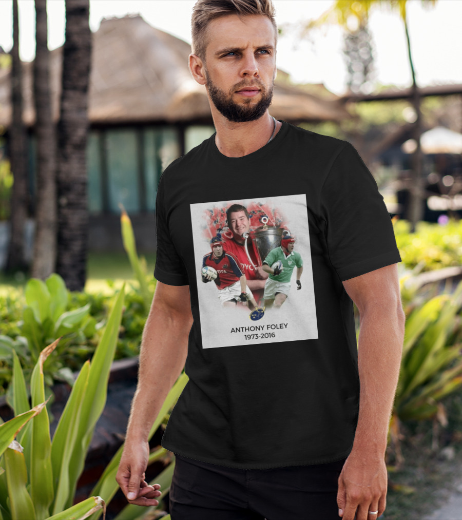 Anthony Foley Munster Rugby Legend 1973 2016 T-Shirt