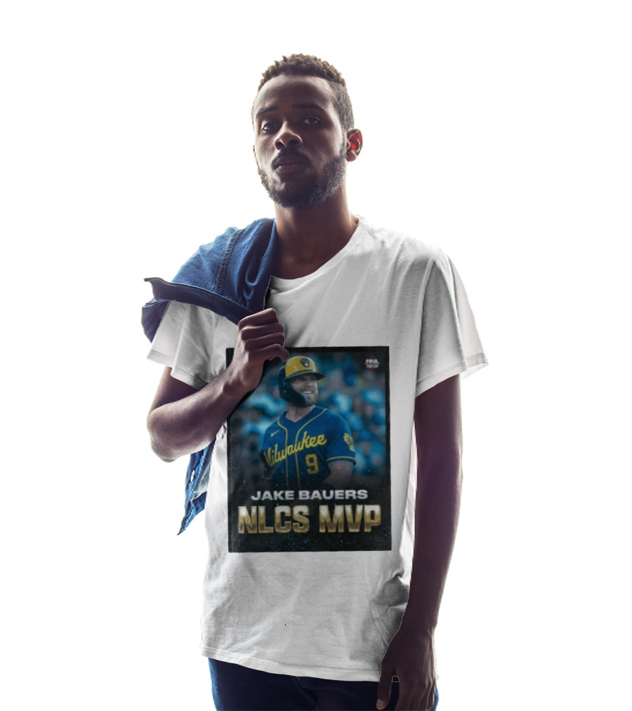 Jake Bauers Milwaukee Brewers No 9 NLCS MVP T-Shirt