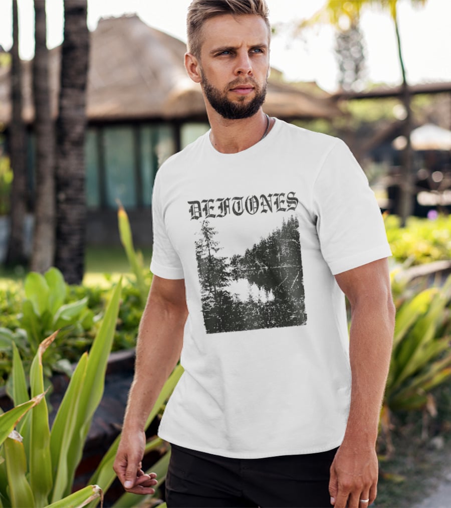 DEFTONES Forest Lake Landscape Alternative Metal T-Shirt