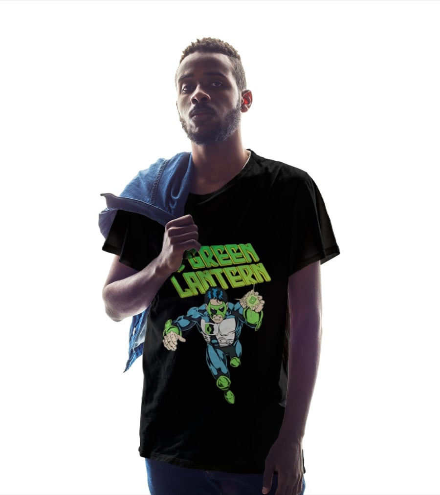 Green Lantern Comic Book Hero DC Comics Iconic Character Ring Power T-Shirt