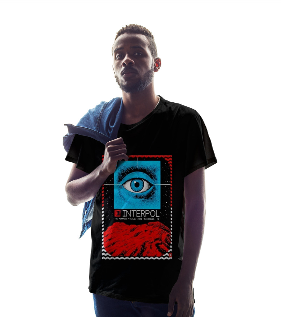 Interpol Eyeball Event Nashville The Pinnacle October 17 2026 T-Shirt