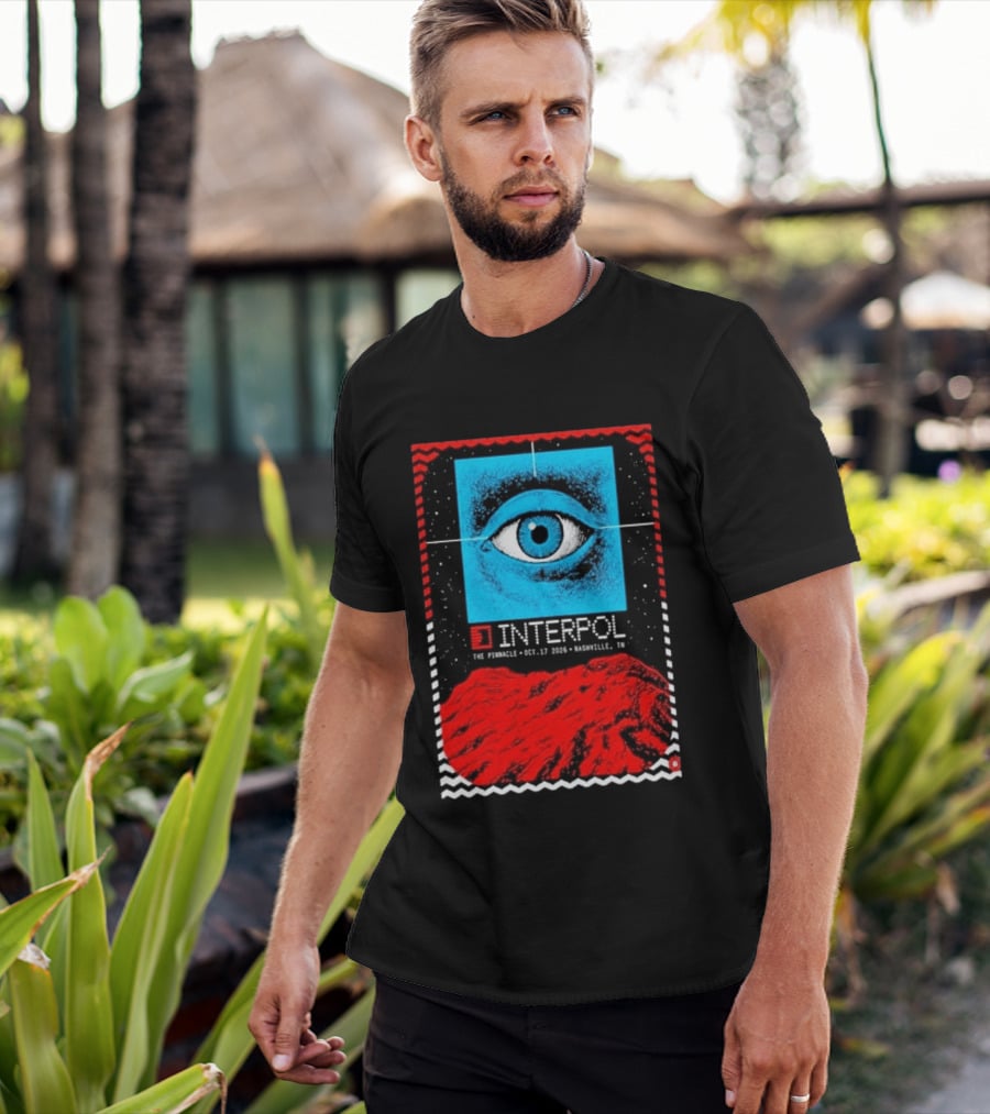 Interpol Eyeball Event Nashville The Pinnacle October 17 2026 T-Shirt