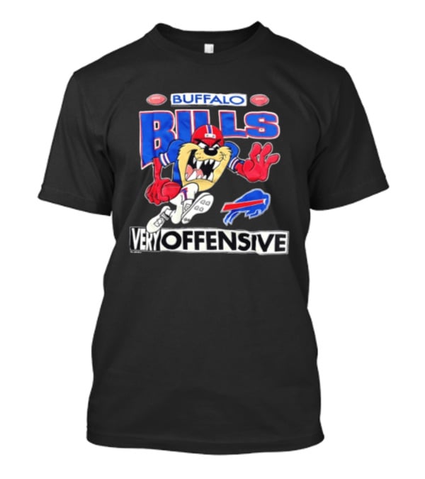 Buffalo Bills Tasmanian Devil Very Offensive Looney Tunes T-Shirt