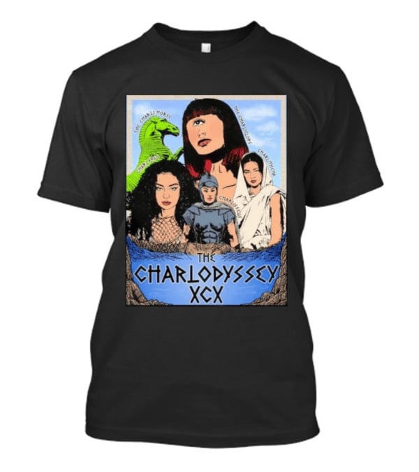 The Charlodyssey XCX Charli Horse Charliclops Charlypso Charlithena Charlisseus Vintage Comic T-Shirt