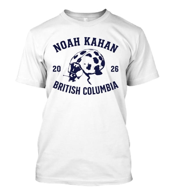 Noah Kahan 2026 British Columbia Ladybug Folk Music T-Shirt