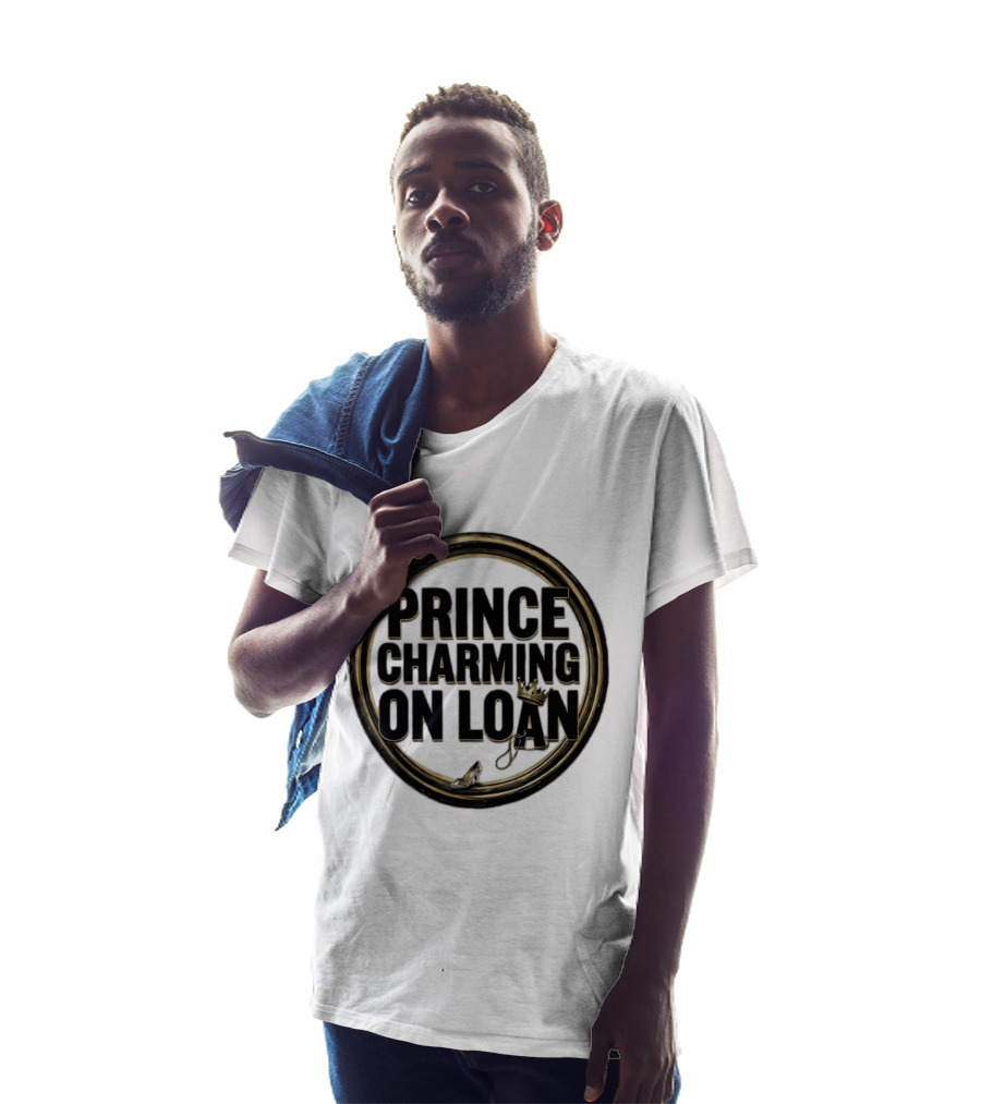 Prince Charming On Loan Fairytale Cinderella Slipper And Crown T-Shirt