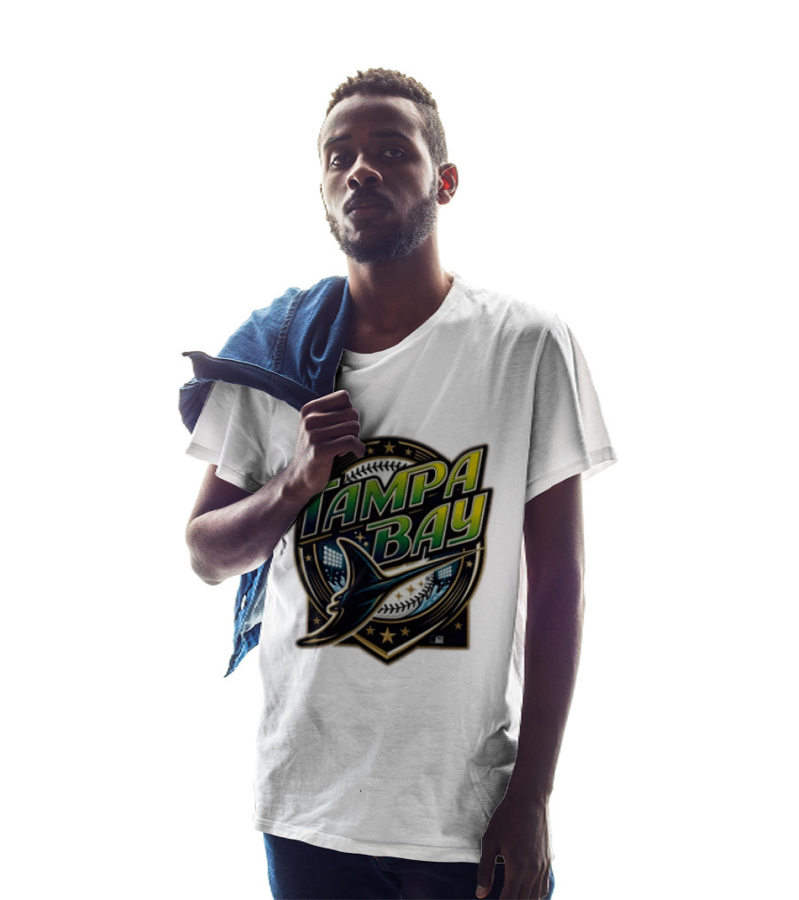 Tampa Bay Rays Devil Ray Vintage Wordmark T-Shirt