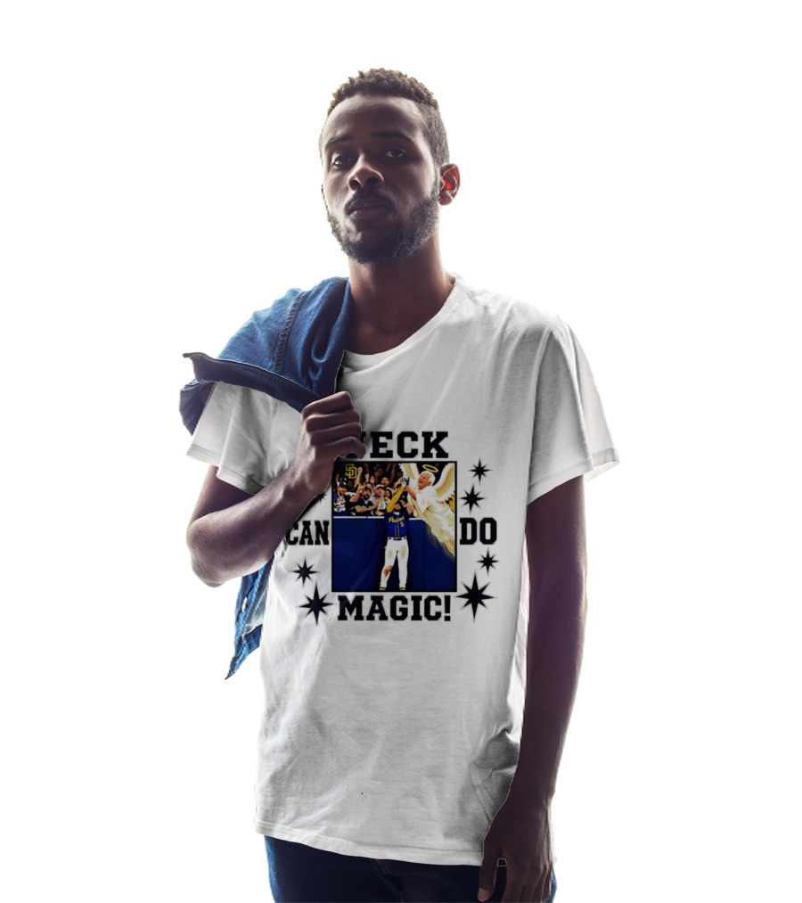 Ueck Can Do Magic San Diego Padres Baseball Fans Funny Angel T-Shirt