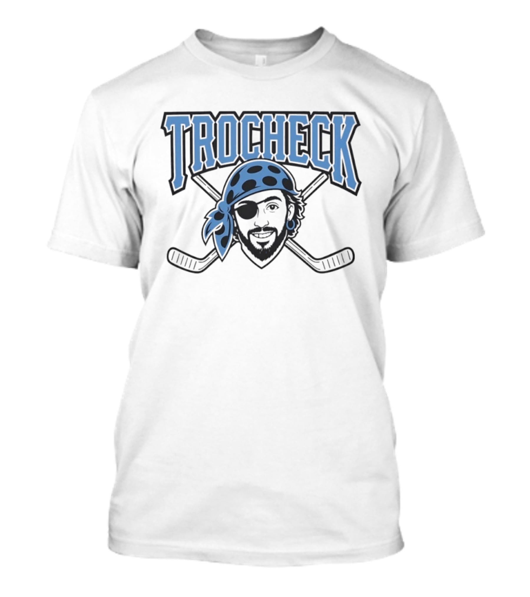 Vincent Trocheck Pirate Face With Hockey Sticks T-Shirt