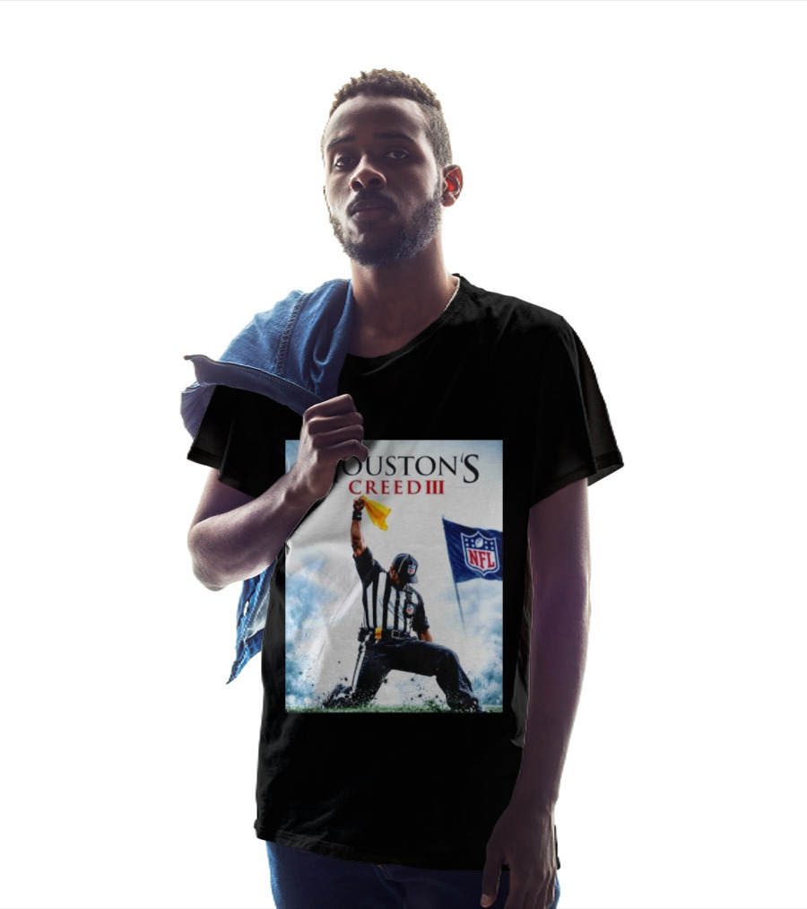 Houston's Creed III NFL Referee Victory Celebration T-Shirt