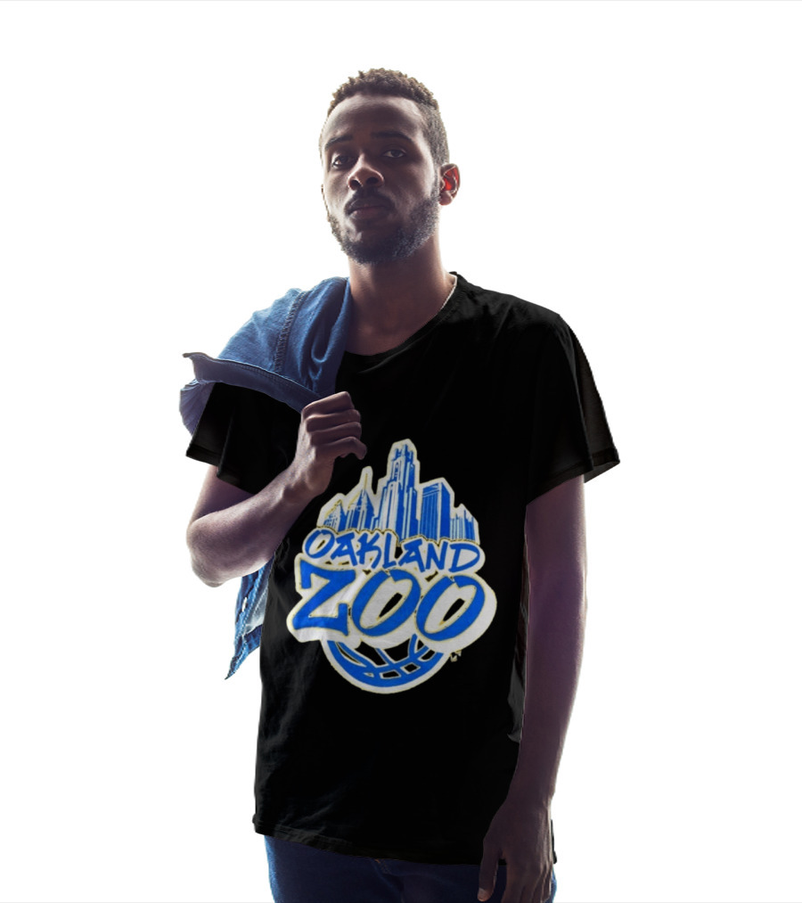Oakland Zoo Pittsburgh Basketball Est 2001 City Skyline T-Shirt