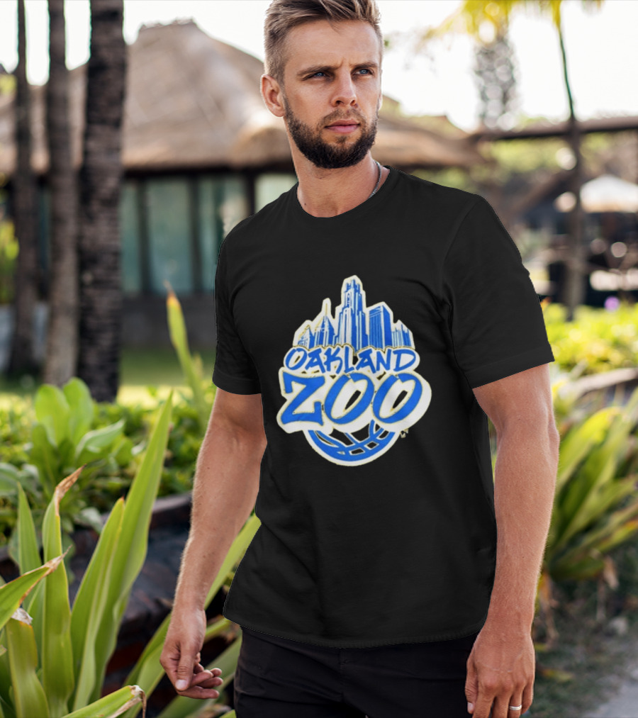 Oakland Zoo Pittsburgh Basketball Est 2001 City Skyline T-Shirt