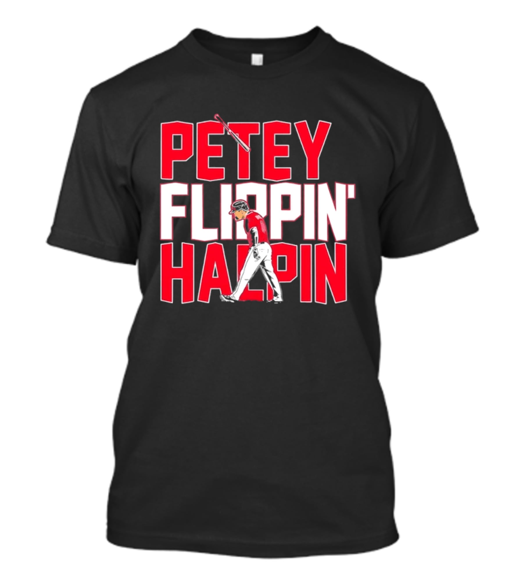 Petey Flippin' Hapin Ian Happ Chicago Cubs Baseball Fan Merchandise T-Shirt