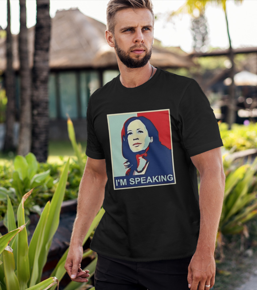 Kamala Harris I'm Speaking Retro Pop T-Shirt