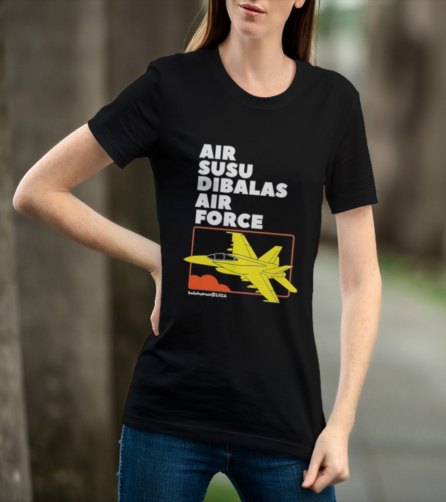 Air Susu Dibalas Air Force Fighter Jet Indonesian Pun T-Shirt