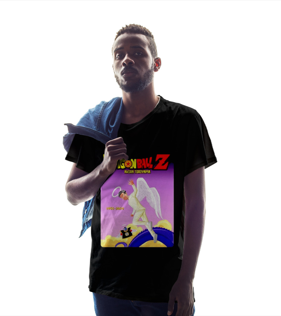 Dragon Ball Z Akira Toriyama 1955 2024 Angel T-Shirt