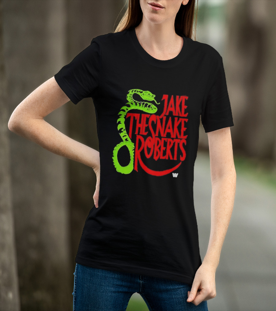 Jake The Snake Roberts WWE Retro 80s Neon T-Shirt