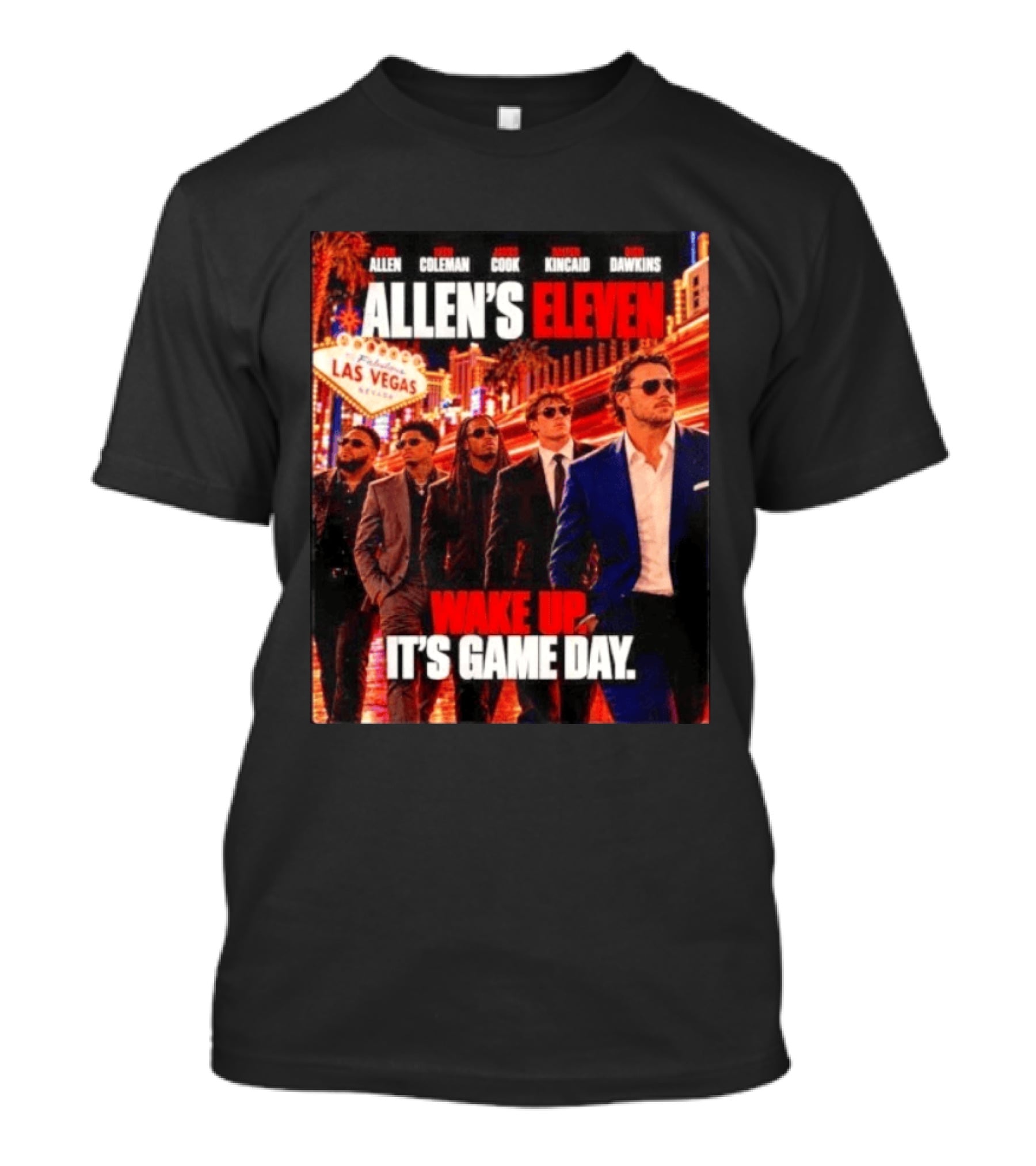 Allen's Eleven Wake Up It's Game Day Las Vegas T-Shirt