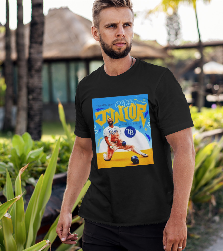 Tampa Bay Rays Junior Caminero MLB Player T-Shirt