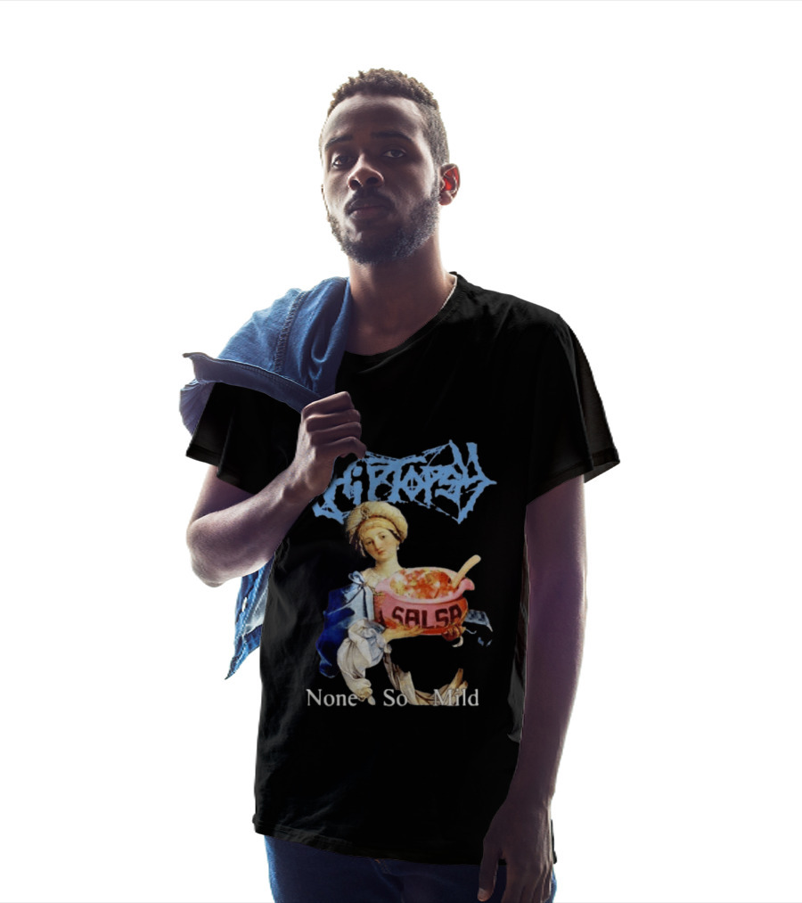 Chiptopsy None So Mild Salsa Death Metal Art Style Mashup T-Shirt