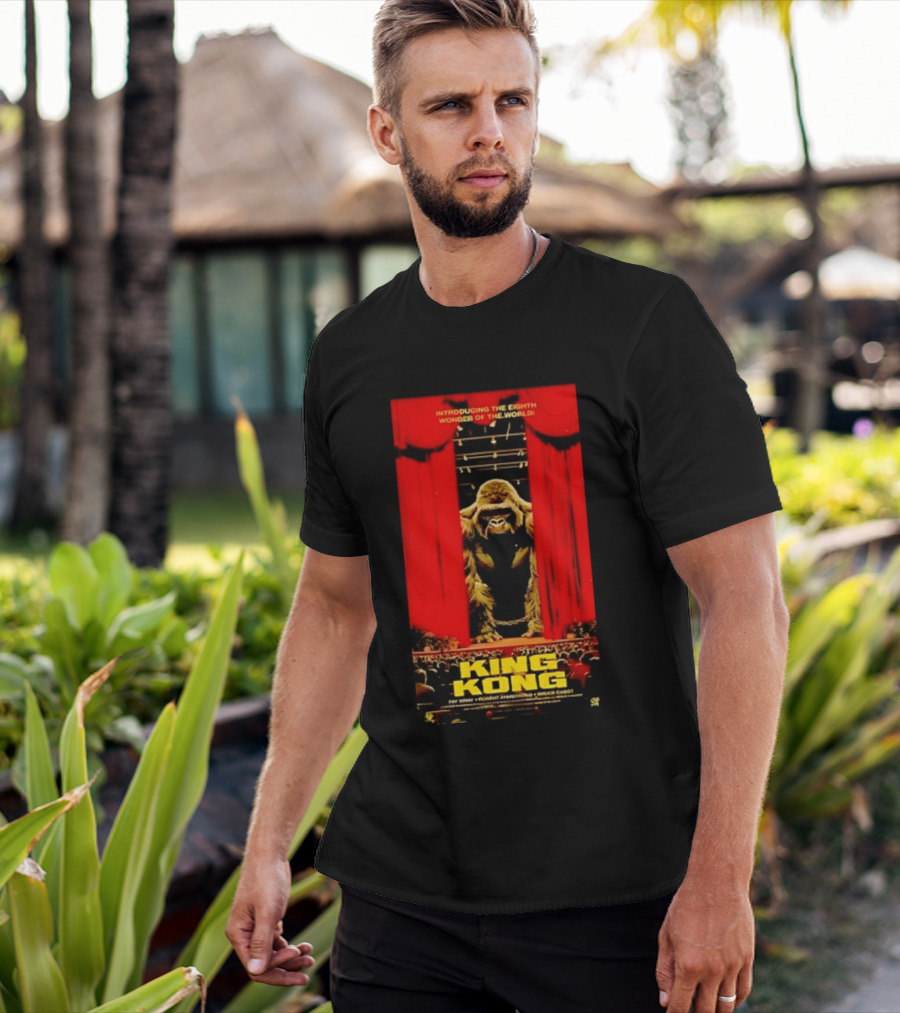 King Kong Introducing The Eighth Wonder Of The World Fay Wray Robert Armstrong Bruce Cabot T-Shirt