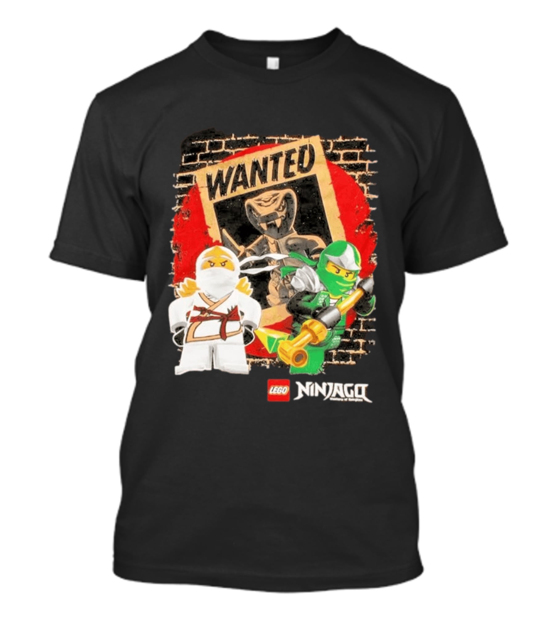 LEGO Ninjago Wanted Duo Youth Character Battle Scene T-Shirt