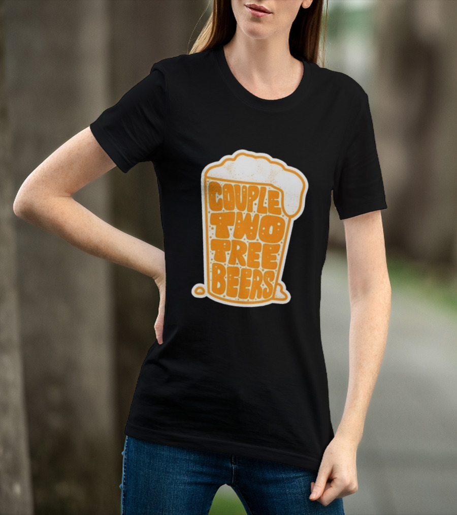 Couple Two Tree Beers Beer Drinking T-Shirt