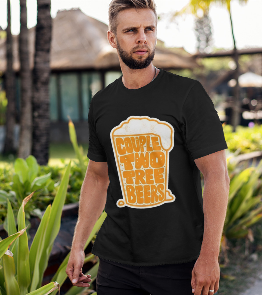 Couple Two Tree Beers Beer Drinking T-Shirt