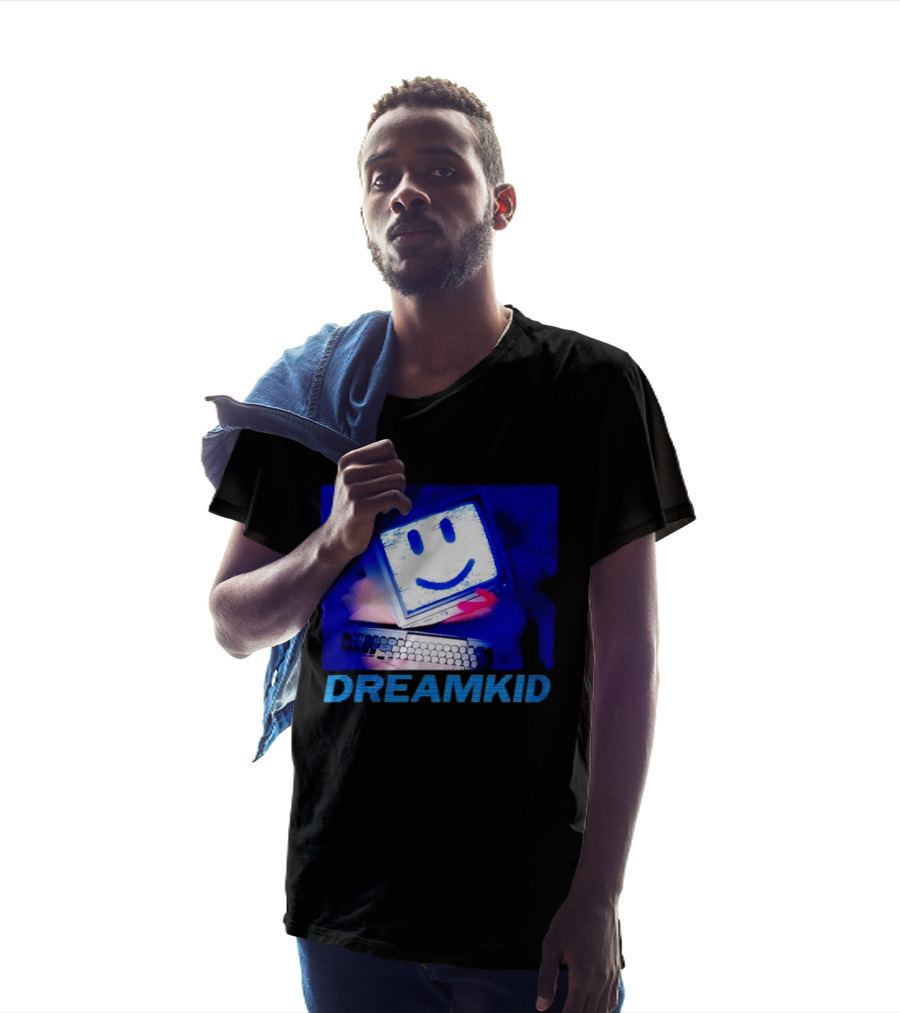 Dreamkid Smiley Face Computer Tech T-Shirt