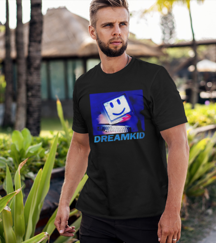 Dreamkid Smiley Face Computer Tech T-Shirt