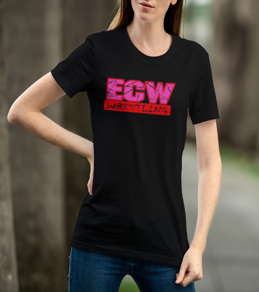 ECW Wrestling Barbed Wire T-Shirt